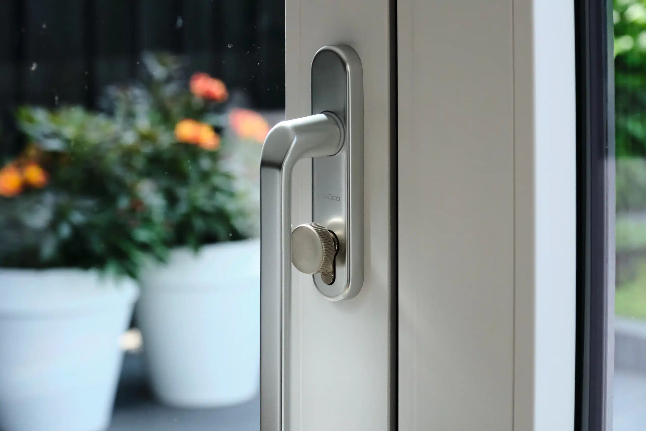 Deurklink van een schuifpui